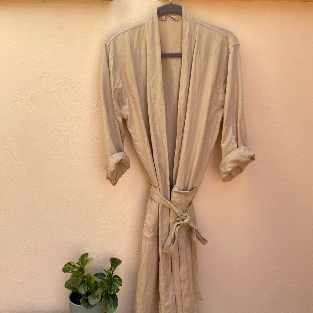 Linen Robe - Picture 3 of 4